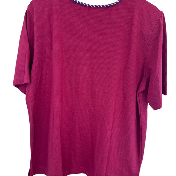 Koret Red Short Sleeve Tee with Decorative Design - Picture 3 of 4